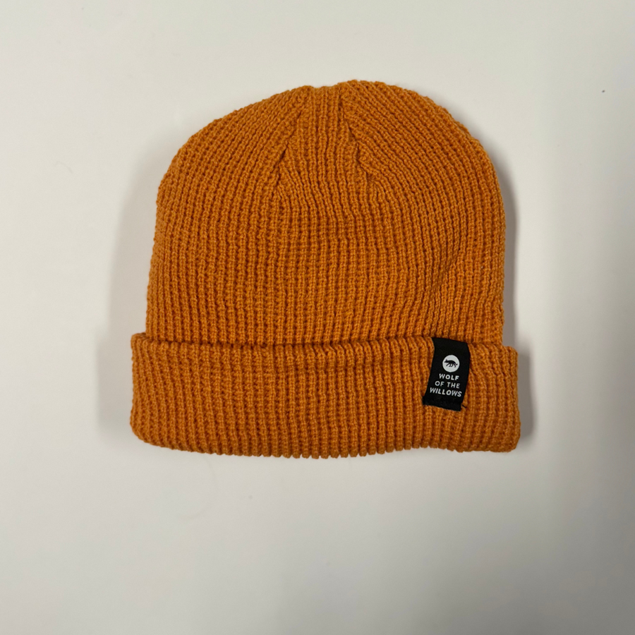 Wolf Fisherman Cable Knit Beanie