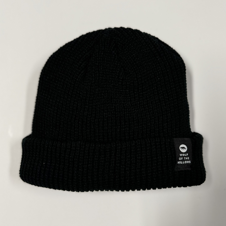 Wolf Fisherman Cable Knit Beanie