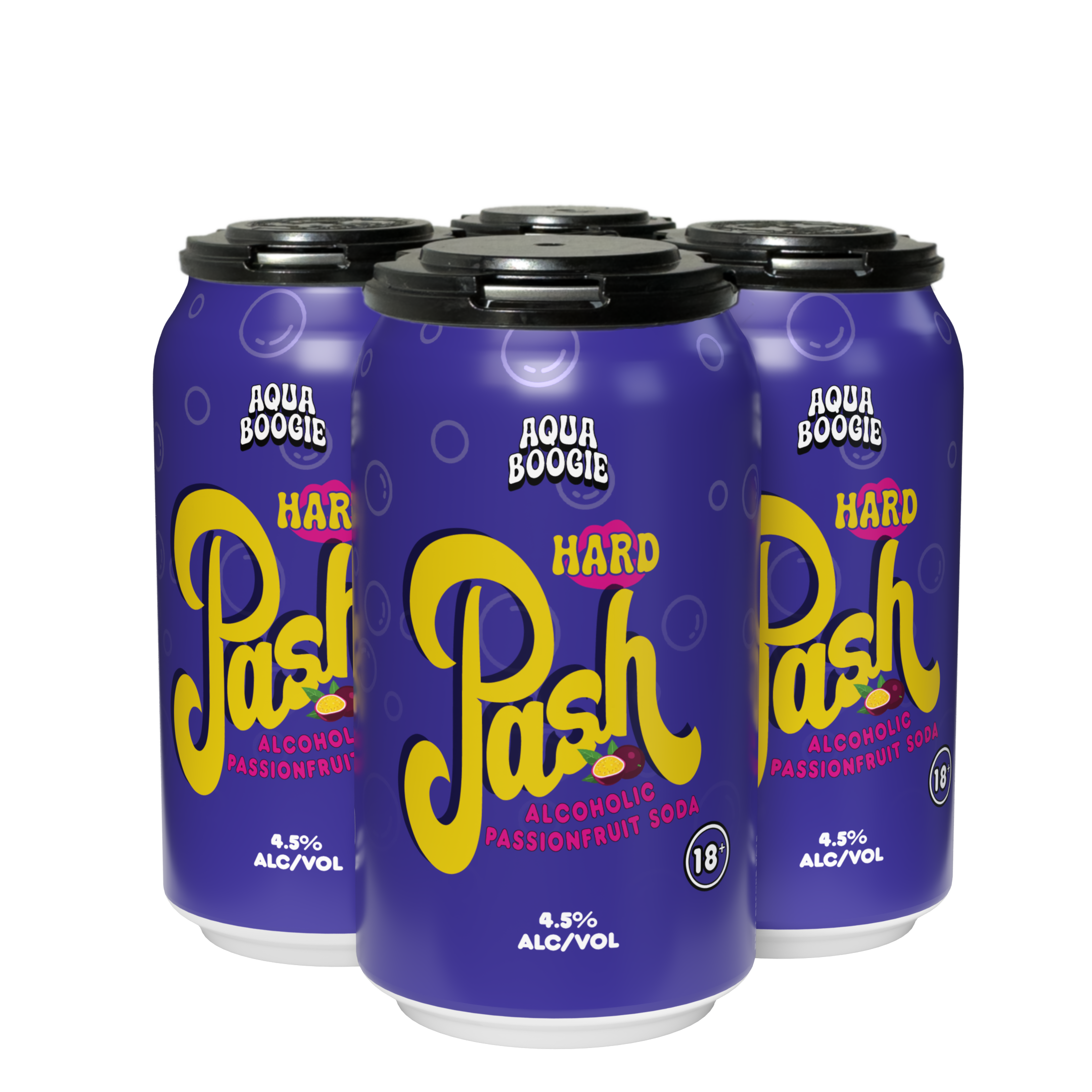 Aqua Boogie Hard Pash Passionfruit Soda – Wolf of the Willows