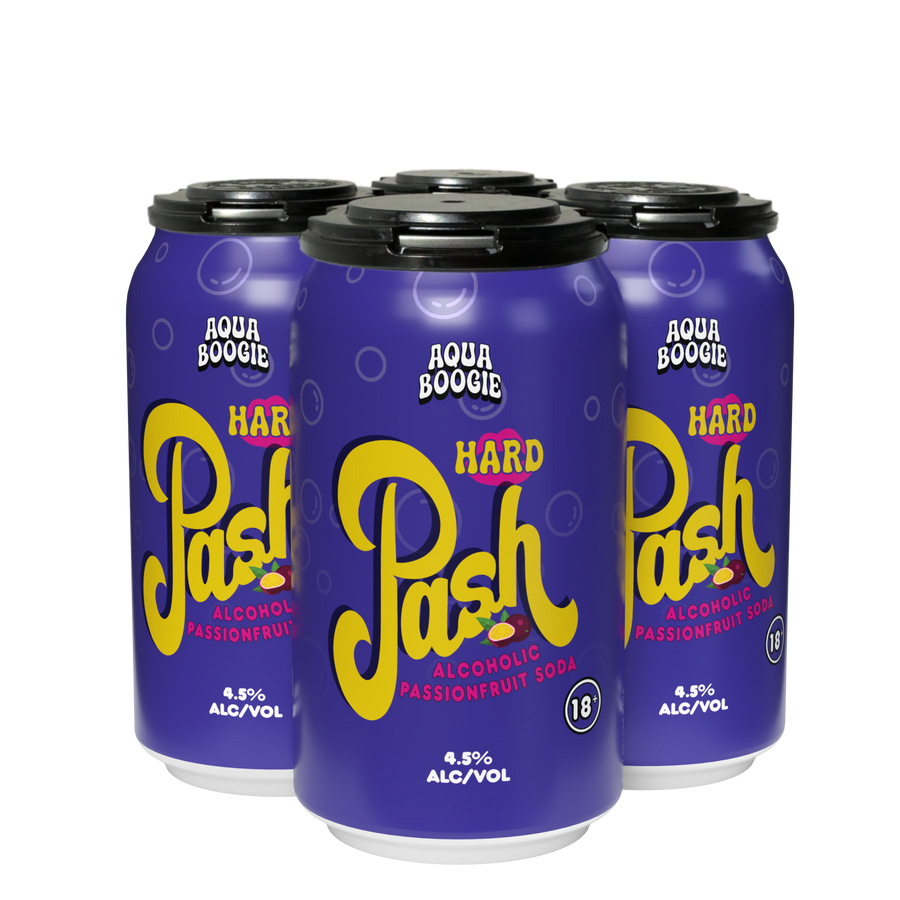 Aqua Boogie Hard Pash Passionfruit Soda