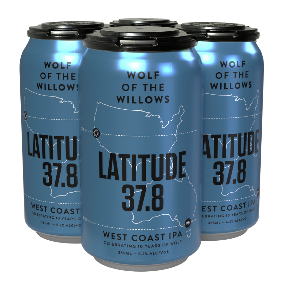 Latitude 37.8 West Coast IPA - Wolf Birthday Beer