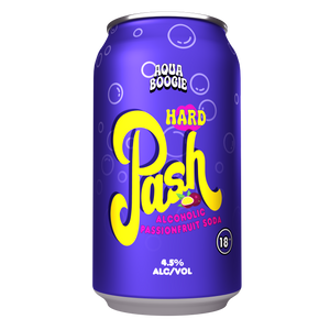 Aqua Boogie Hard Pash Passionfruit Soda